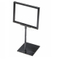 14"x11" Counter Plastic Sign Frame W/ 4" Stem Shovel Base PF1411S