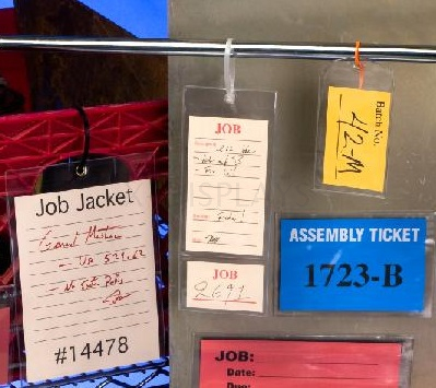 Vinyl Pouch For Price Cards and tickets ,Side Load VPSW35.5