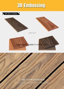Decking al aire libre del suelo compuesto pl&aacute;stico de madera impermeable Anti-ULTRAVIOLETA WPC
