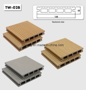 Tarjeta decorativa exterior del Decking de la pared WPC de WPC