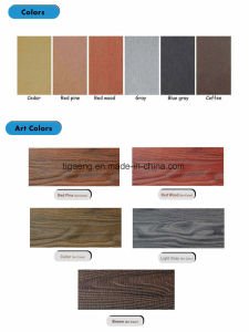 Ajuste del Faux del Decking de madera al aire libre del suelo WPC Niza para el balc&oacute;n