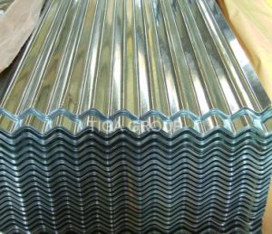 Hoja revestida del material para techos del cinc/azulejo de azotea galvanizado en ba&ntilde;o caliente para el Camer&uacute;n