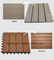 Decking compuesto pl&aacute;stico de madera del Decking de WPC para el suelo al aire libre de la piscina