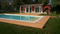 Tarjeta compuesta pl&aacute;stica de madera impermeable del Decking de WPC para la piscina