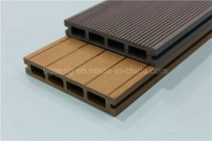 Tablones pl&aacute;sticos de madera del suelo del suelo del Decking de WPC directo de la f&aacute;brica
