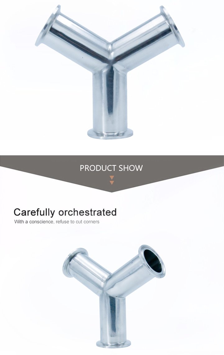 Санитарно-гигиенический Y-образный зажим из нержавеющей стали SS304
