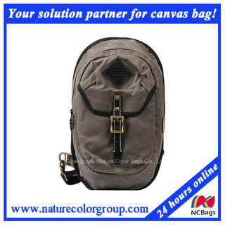 Casual High-Capacity Canvas Chest Bag for Men