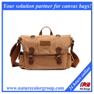 Single Shoulder Casual Messenger Canvas Bag (MSB-005)