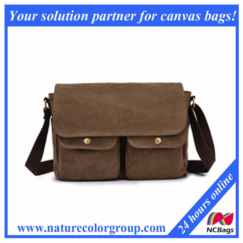 Fashion Canvas Shoulder Messenger Bag for Man