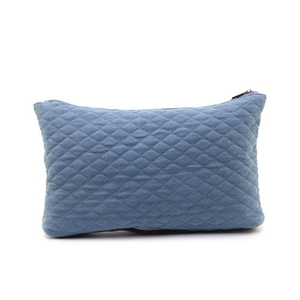 SP7019 large designer quilted daily simple pouch with handle for shopping