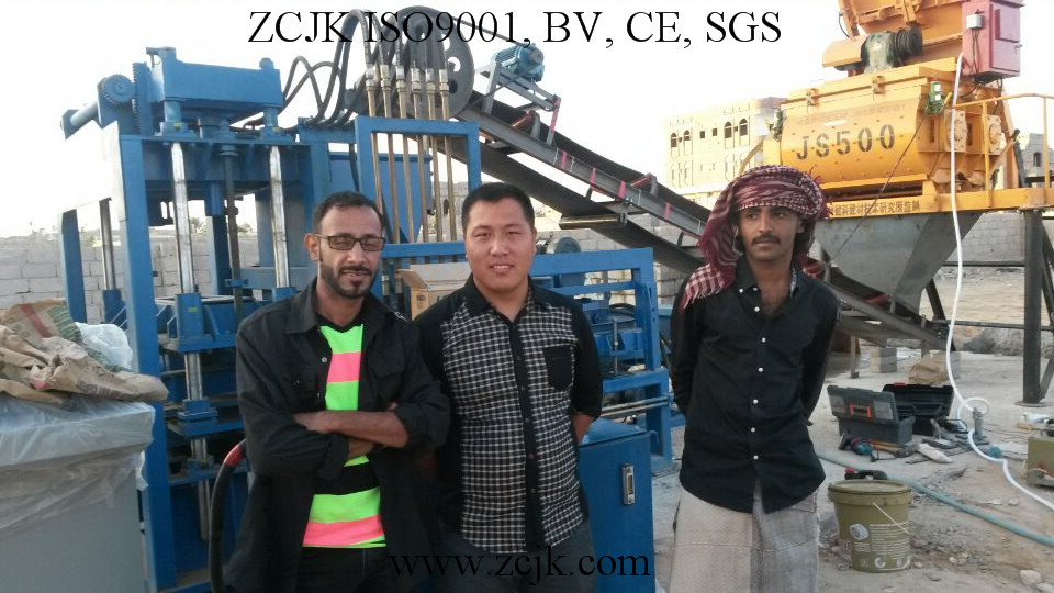 ZCJK4-15 brick machine in Yemen (2)