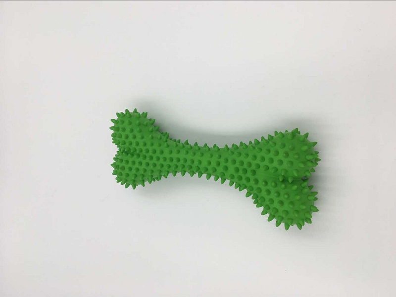 Rubber Pet Interactive Chew Toys With Teeth Cleaner