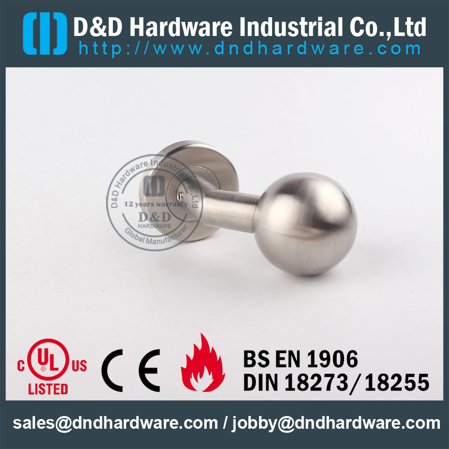 D & D Hardware-Fire RAted alça maçaneta DDTH032
