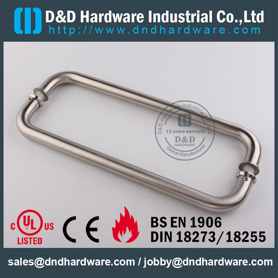 D & D Hardware-Grade SS304 Puxador de aço inoxidável DDPH007