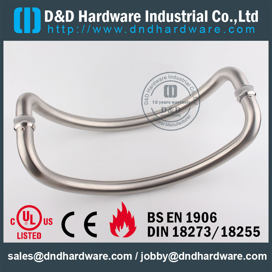 D & D Hardware-Manufacture Hardware Tirador de acero inoxidable DDPH006