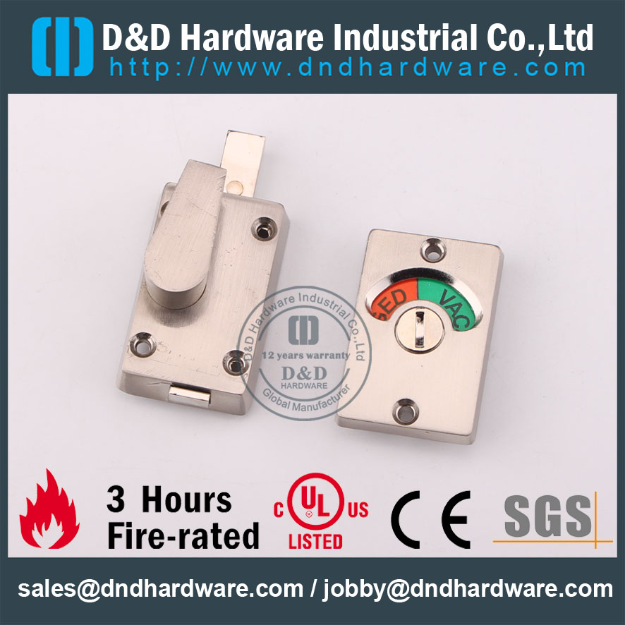 D & D Hardware-Porta-Porta Ironmongery Thumb Vire com o indicador DDIK005