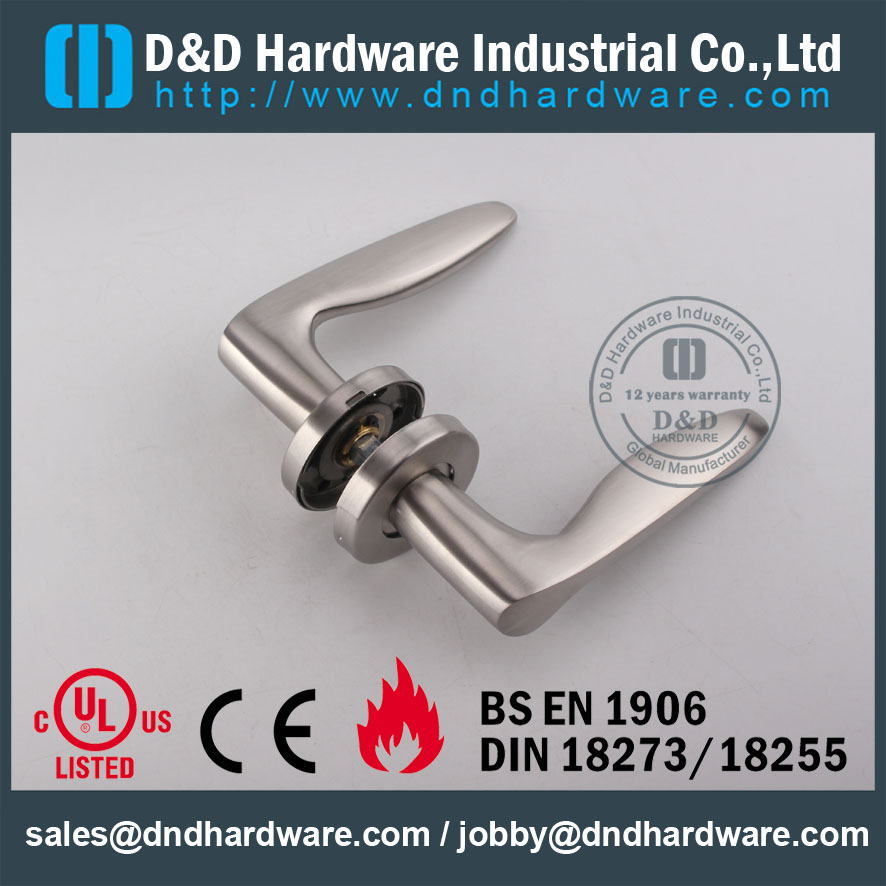 D & Perangkat Keras-Sertifikat CE SS304 Solid Door handle DDSH008