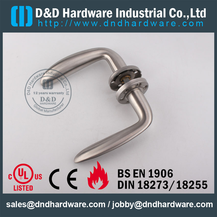D & D Hardware-SS304 Elenco sólido alça de bloqueio de porta DDSH019