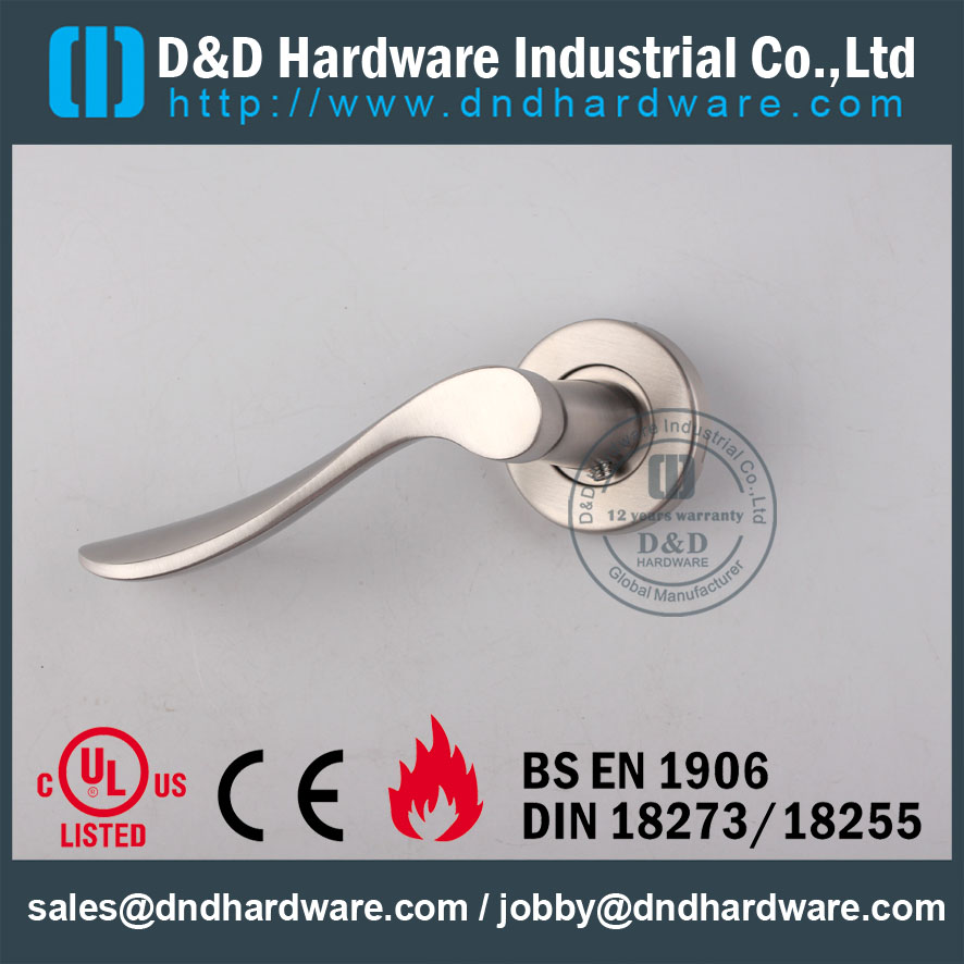 D & D; Hardware Acessórios para portas-SS304 alavanca de alavanca DDSH012