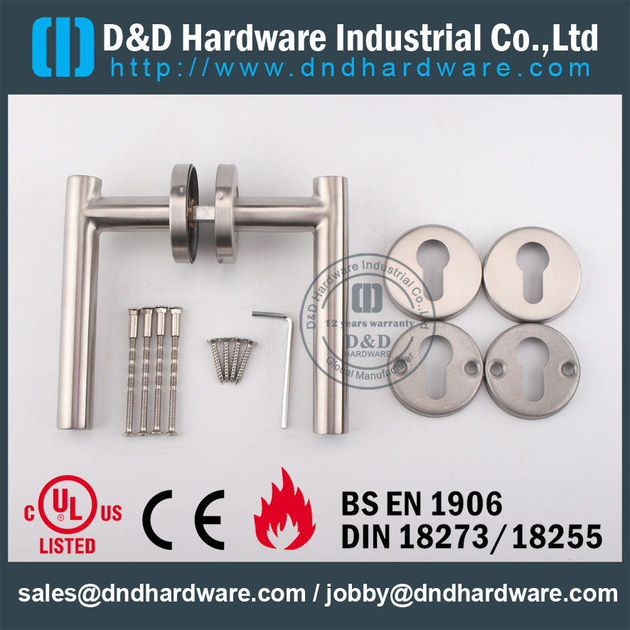 D & D Hardware-fogo Avaliado SS304 tubo identificador DDTH009
