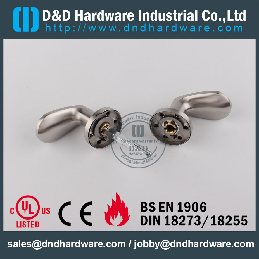Hardware de D & D Hardware arquitetônico Maçaneta da porta sólida DDSH038