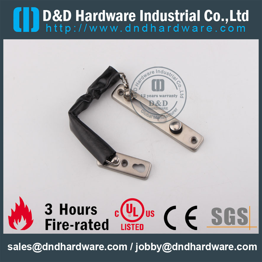 D & D Hardware-corrente de porta de aço inoxidável Interior moderno DDDG004