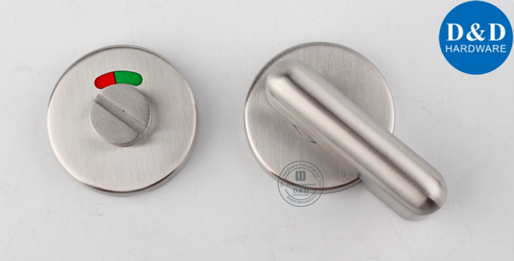 Giro de polegar sólido com indicador verde e vermelho - D & D Hardware