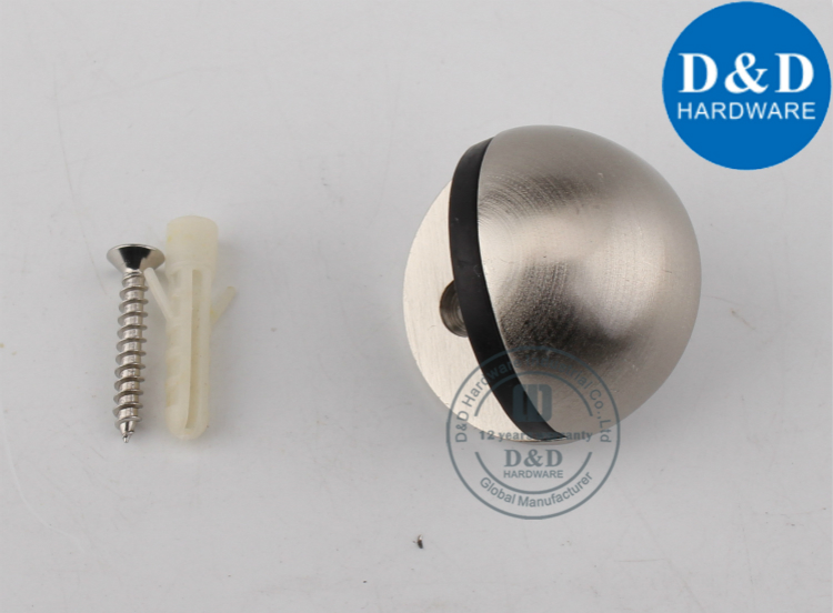 Hemisferio de hemisferio cromado puerta stop-d y d hardware