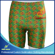 Custom Sublimation Girl's Compression Tight Shorts for Sports Wear