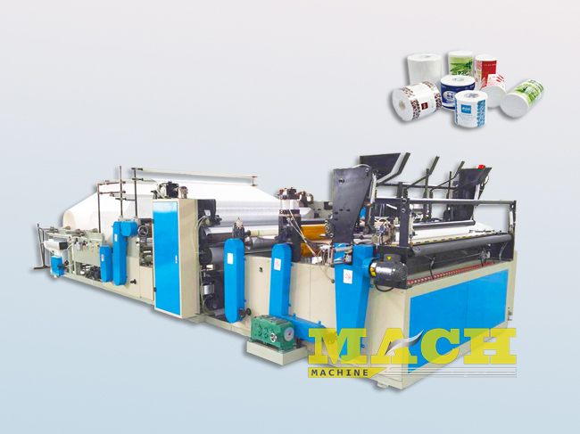 Automatic Toilet Tissue Paper & Color Lamination Kitchen Paper Towel Manufacturing Machine