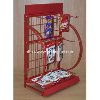 powder coated snacks expositor (PHY1075F)