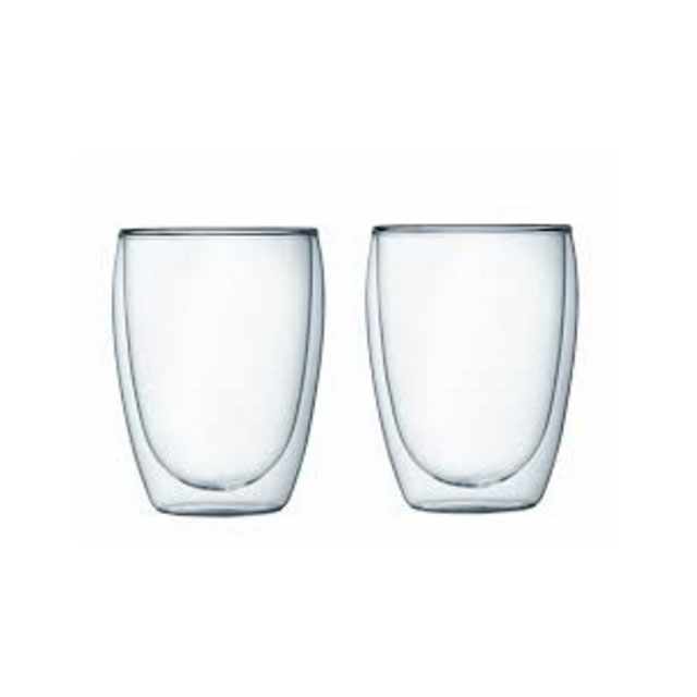 250ml Double Wall Glass Cup