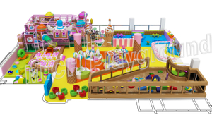 Candy thème Toddler Indoor Soft Play Area