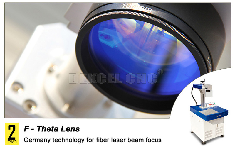 m&aacute;quina F - lente de la marca del laser de la fibra de la theta