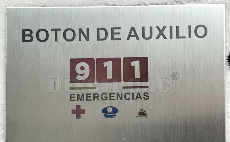 marca de color en los ss