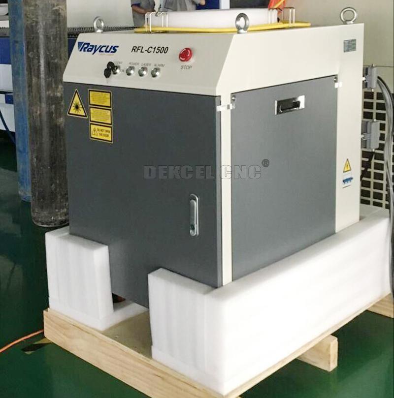 Cortadora del laser de la fibra de Raycus 1500W para el metal