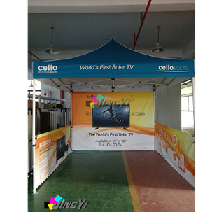 FullColor Dye Sublimation Printing Advertising Quality Aluminum POP up Tent