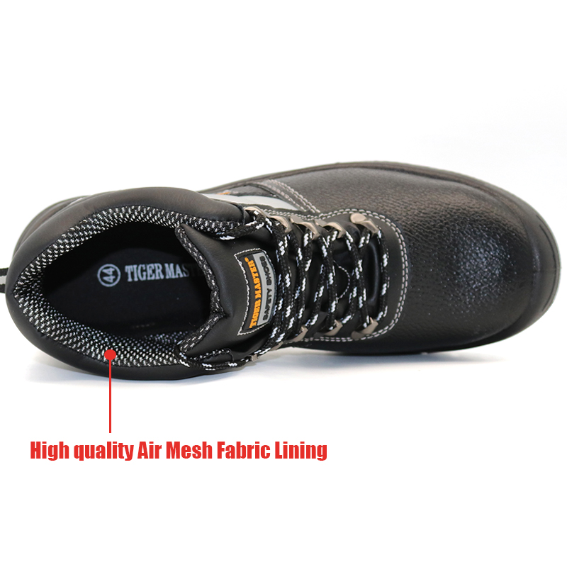 Oil Slip Resistant Waterproof Anti Static Construction Safety Shoes Men