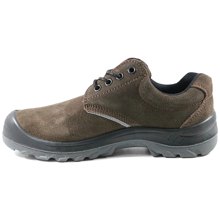 CE Suede Leather Safety Jogger Sole Men Work Shoes Steel Toecap