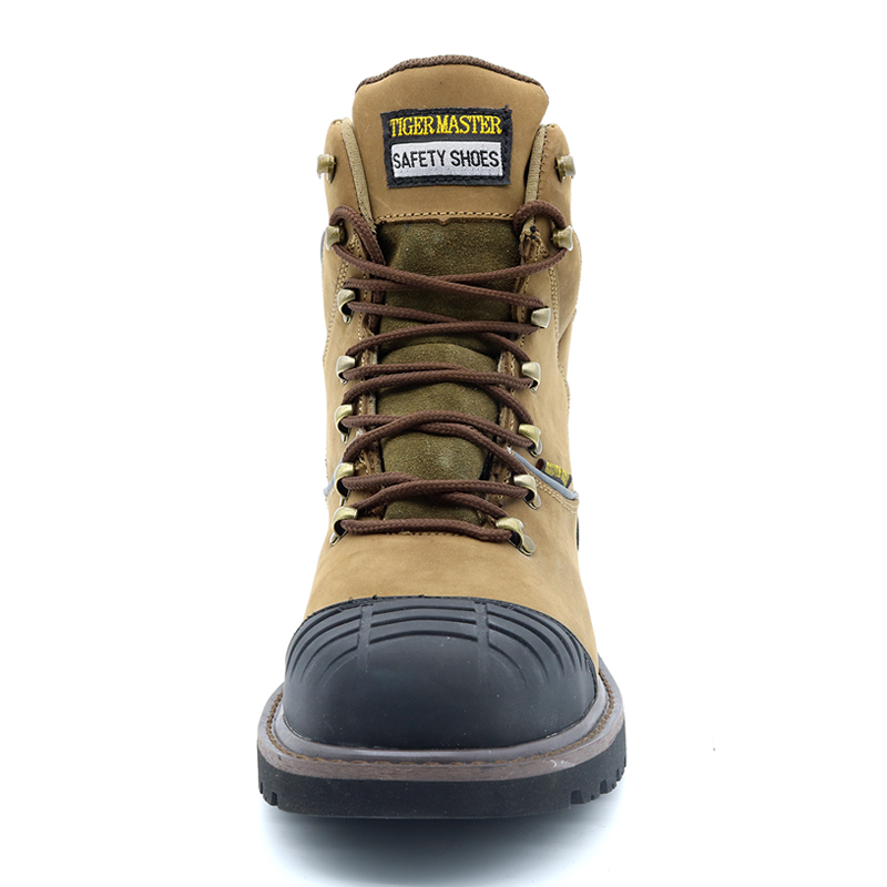 Oil Resistant Anti Slip Rubber Sole Puncture Proof Goodyear Work Boots Safety Shoes Steel Toe