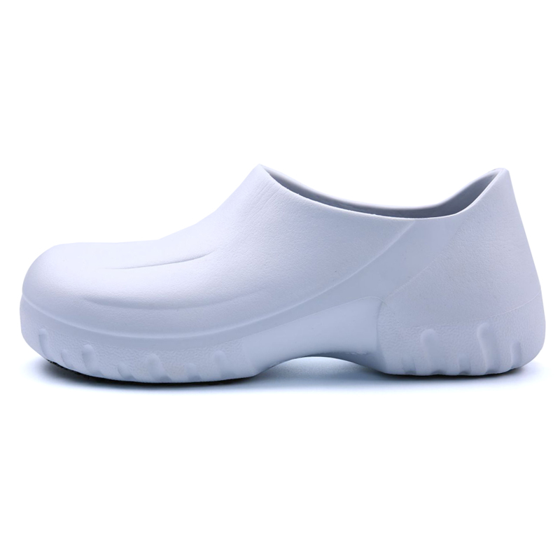 White Non Safety Waterproof Kitchen Chef Shoes for Hotel Restaurant