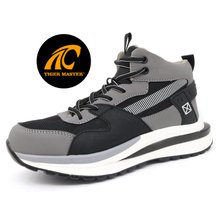 Grey Non-slip Light Weight Safety Shoes with Steel Toe