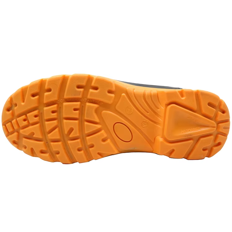 Leather Mining Safety Shoes with Steel Toe Steel Mid-sole