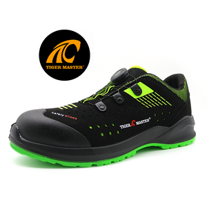 Fast Lacing System Sport Safety Shoes with Composite Toe