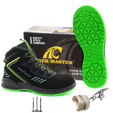 Oil Slip Resistance Anti Puncture Composite Toe Safety Shoes Sports
