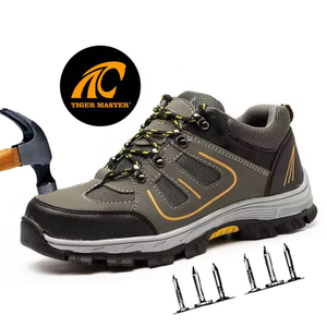 Anti Slip Rubber Sole Construction Safety Shoes with Steel Toe