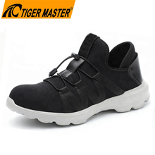 Lightweight Soft Comfort Sport Safety Shoes with Steel Toe