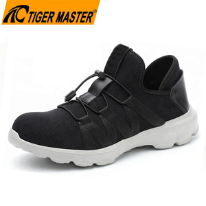 Lightweight Soft Comfort Sport Safety Shoes with Steel Toe