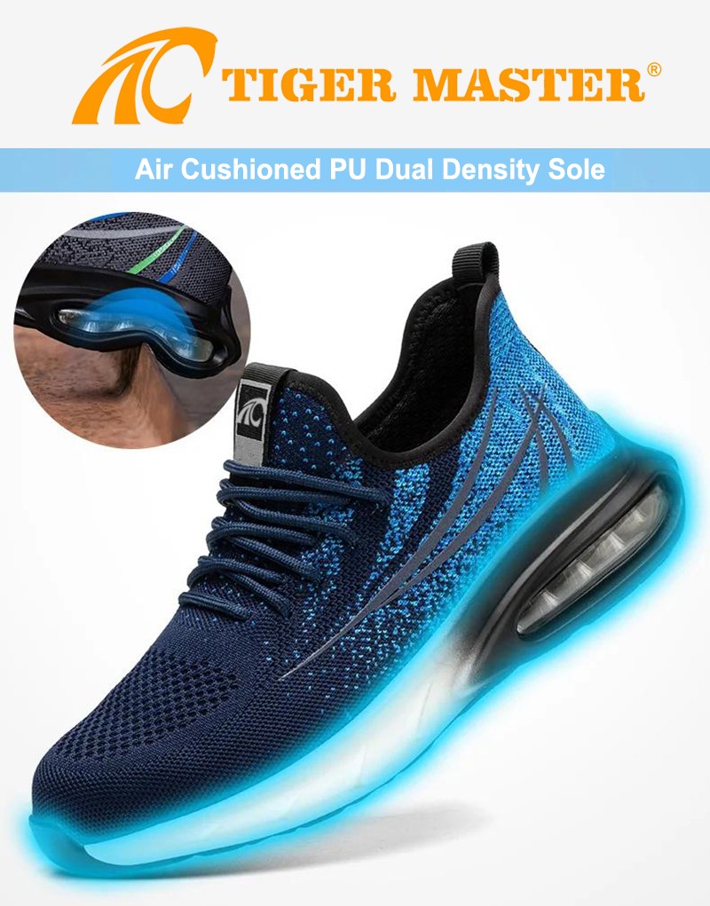 Air Cushion EU Steel Toe Sport Safety Shoes for Men