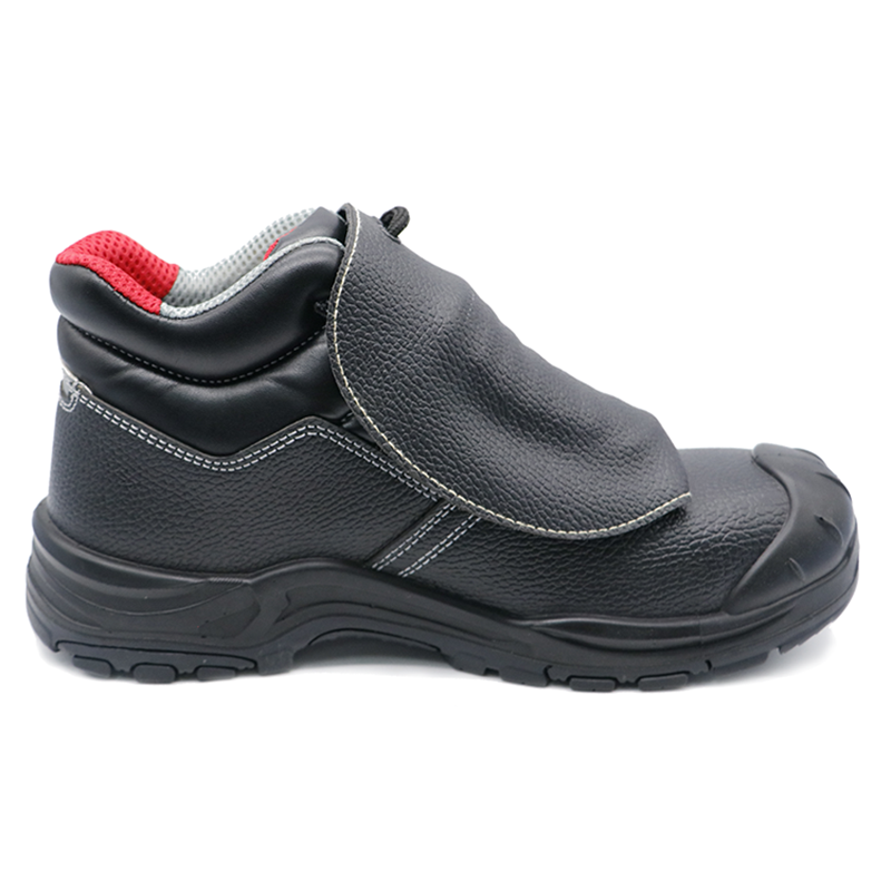 Spark Protection Leather Welding Safety Shoes with Steel Toe